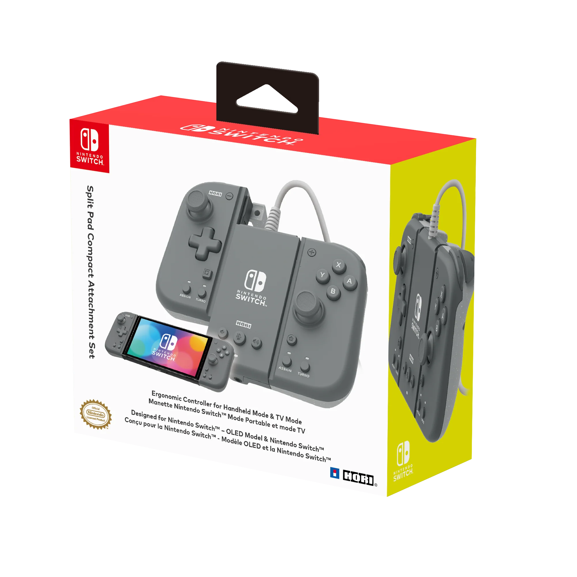Split Pad Compact Attachment Set (Slate Grey) for Nintendo Switch - Image 7