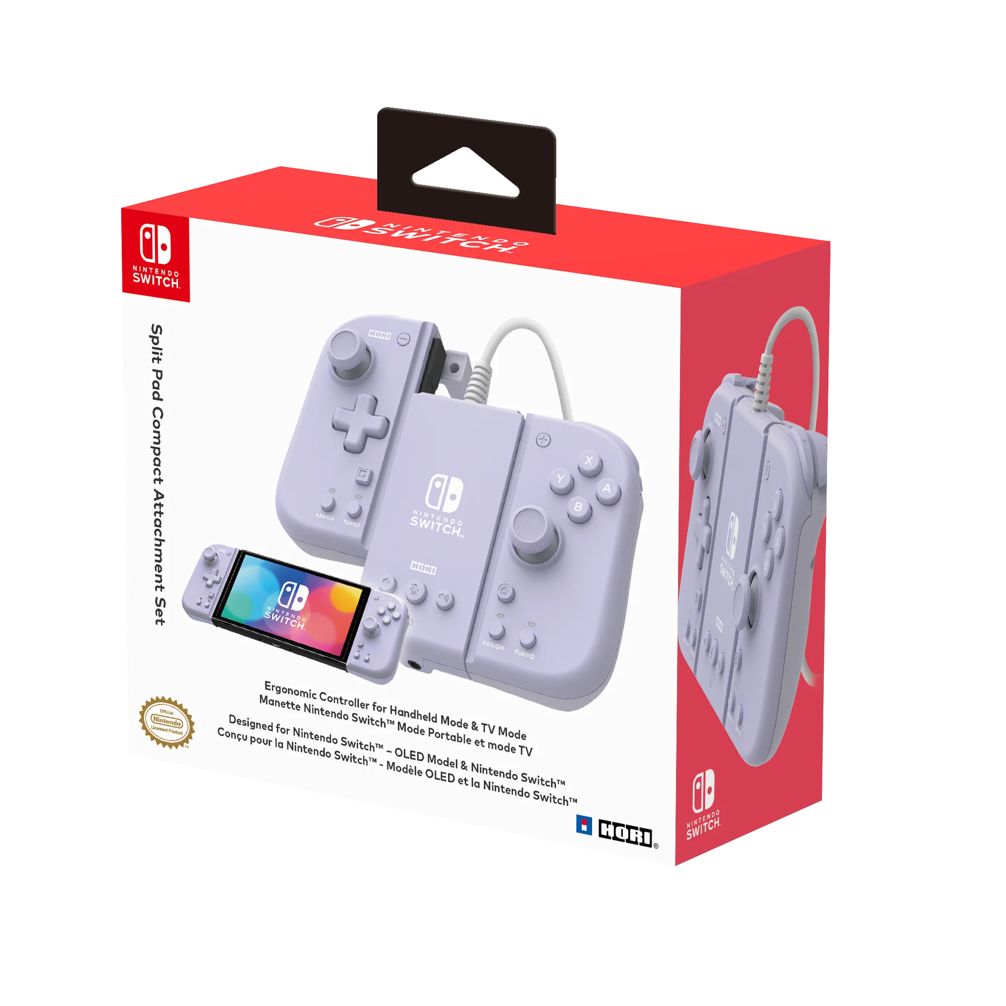 Split Pad Compact Attachment Set (Lavender) for Nintendo Switch - Image 7