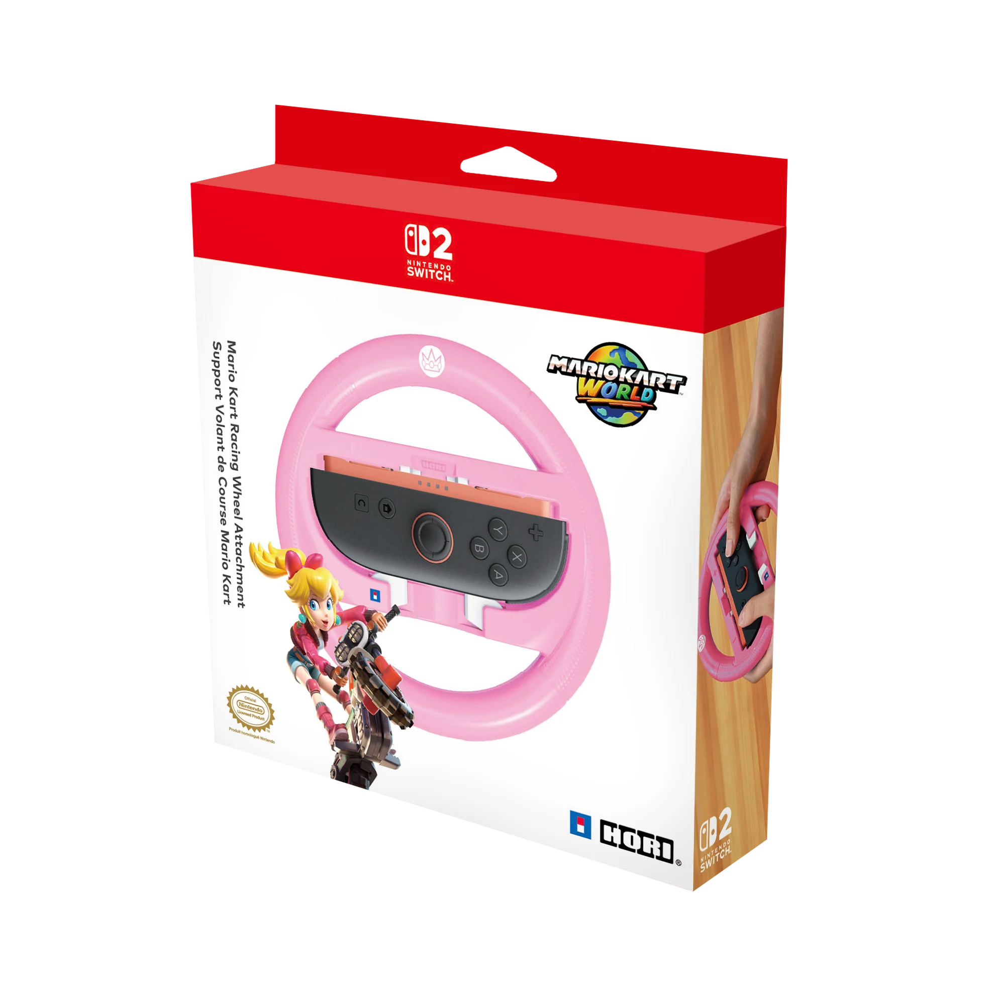 Racing Wheel Attachment Set for Nintendo Switch™ 2 (Peach) - Image 6