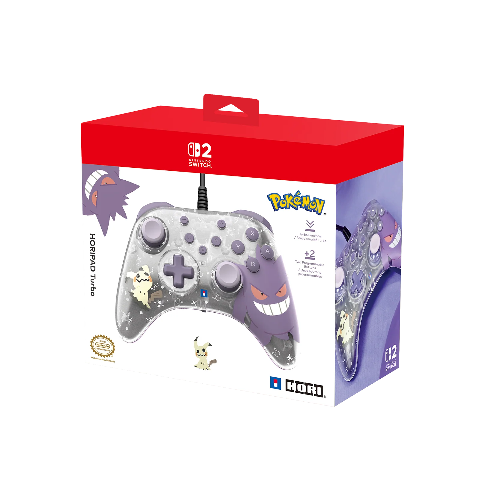 HORIPAD Turbo (Gengar and Mimikyu) for Nintendo Switch™ 2 - Image 4