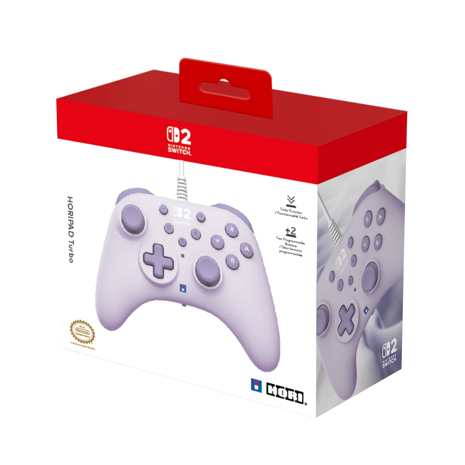 HORIPAD Turbo (Cozy Lavender) for Nintendo Switch 2 - Image 4