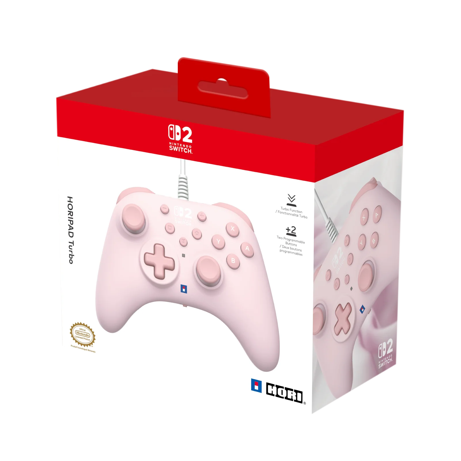 HORIPAD Turbo (Cozy Pink) for Nintendo Switch™ 2 - Image 4