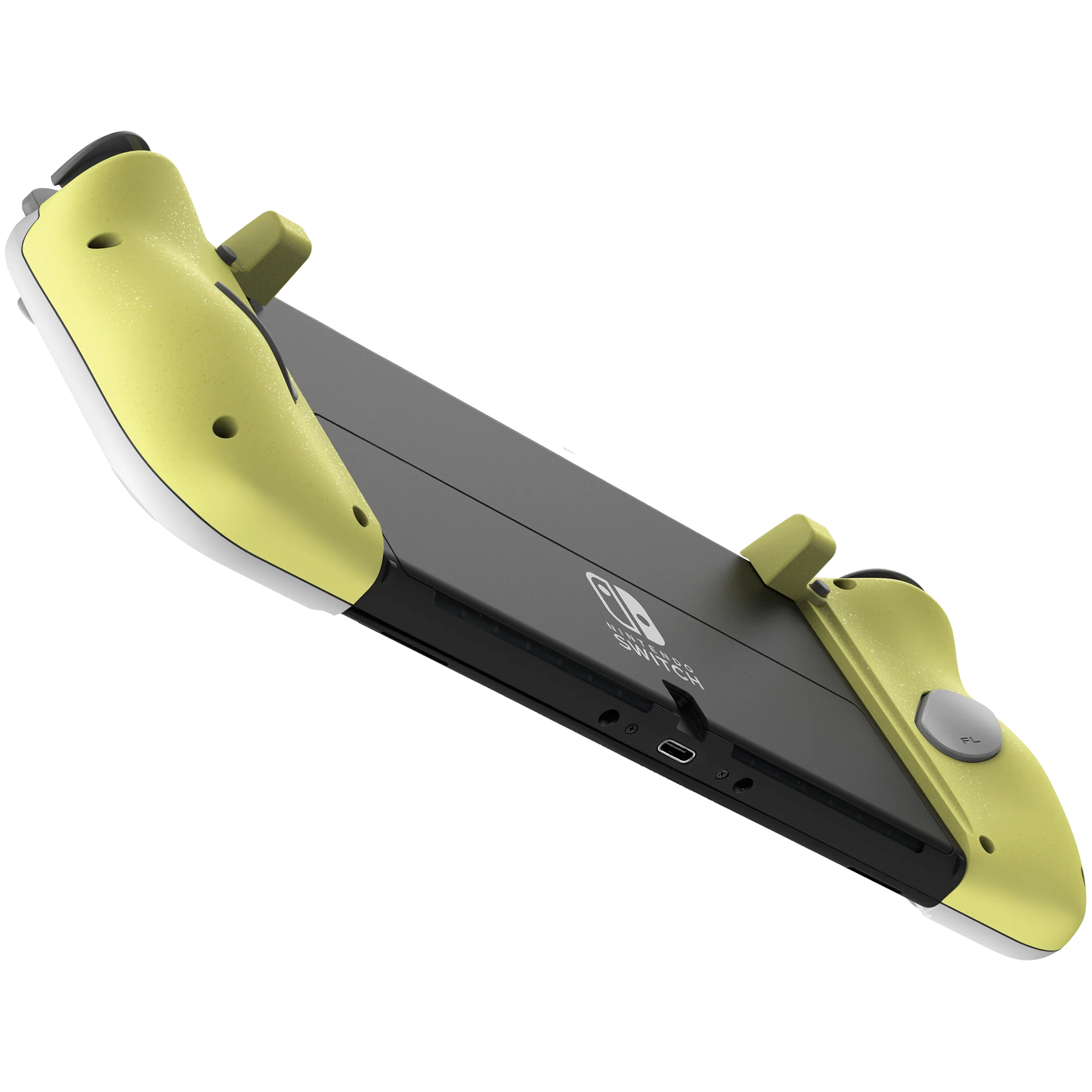 Split Pad Compact (Light Grey x Yellow) for Nintendo Switch - Image 4