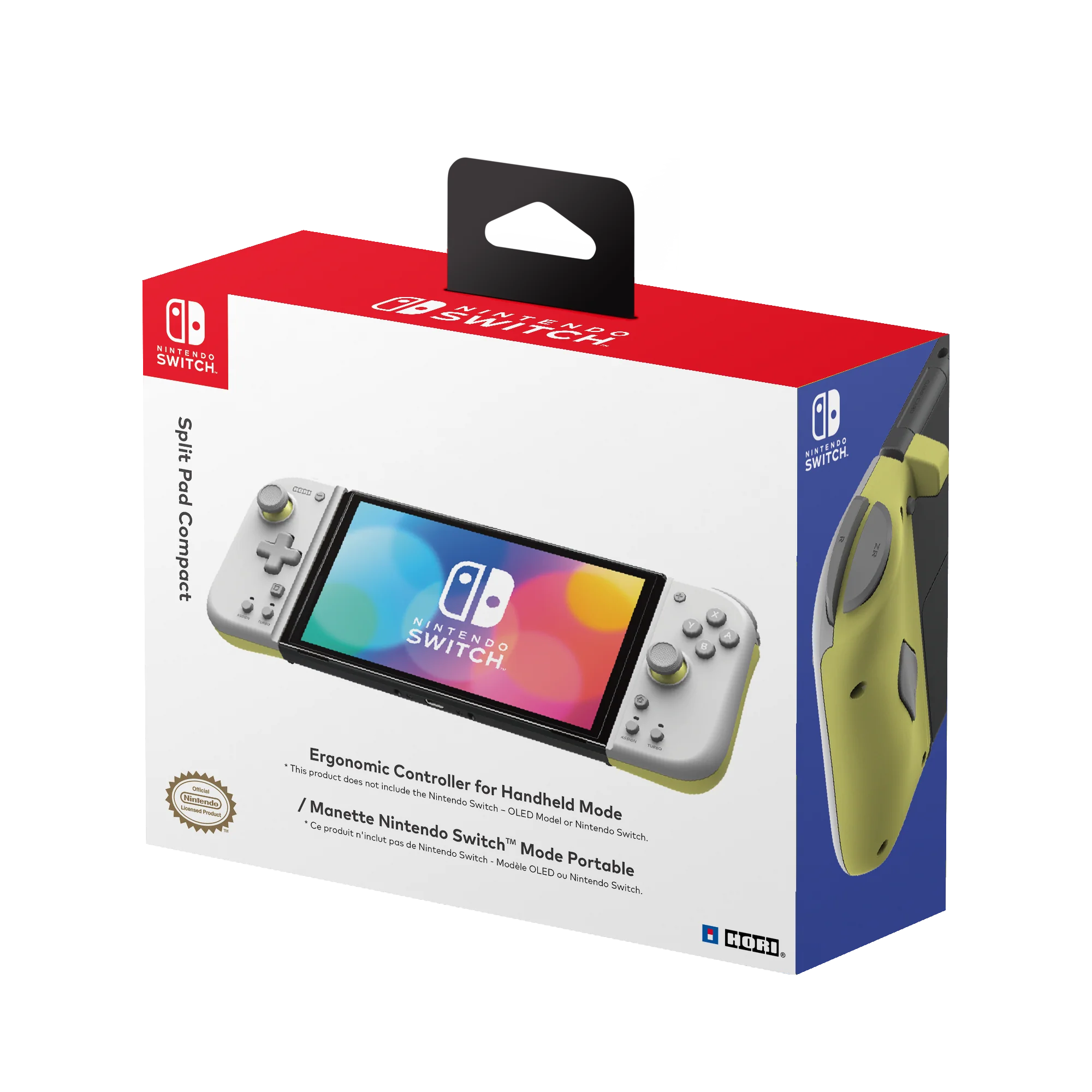 Split Pad Compact (Light Grey x Yellow) for Nintendo Switch - Image 5